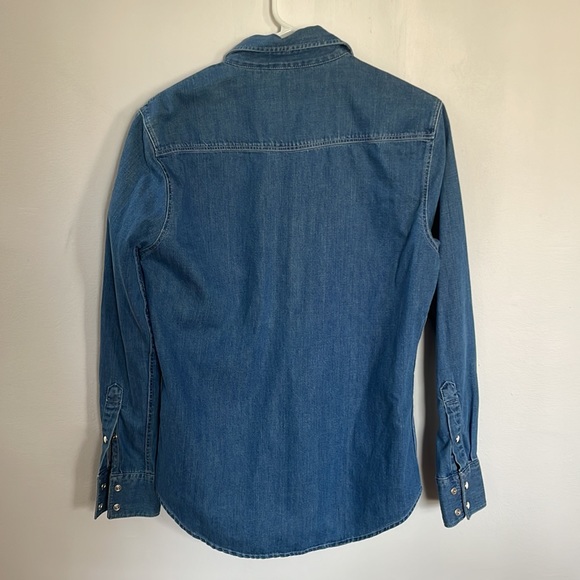 NWT Goodlife Pearl Snap Denim Button Up Western Shirt - Picture 6 of 6